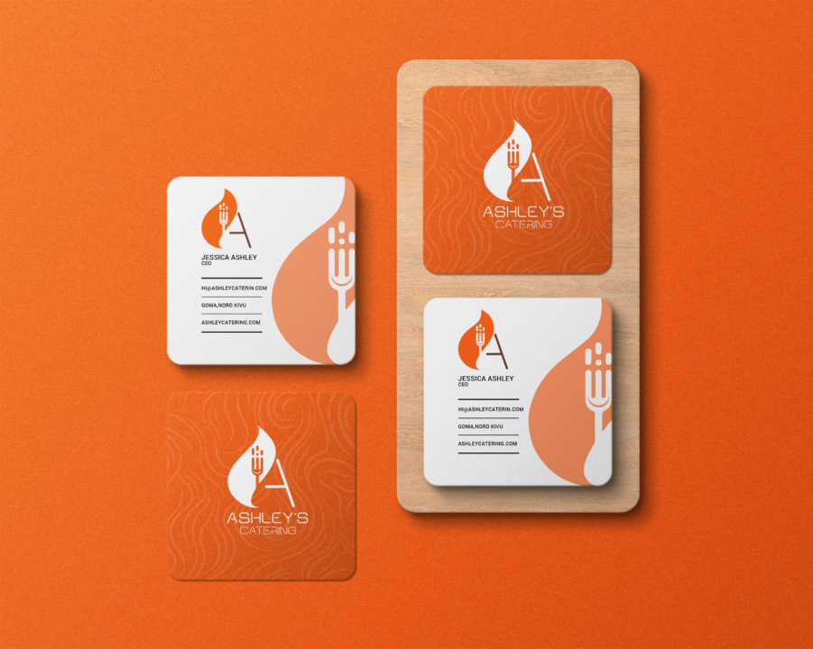 Ashley's Catering Brand Identity by nafsicomms
