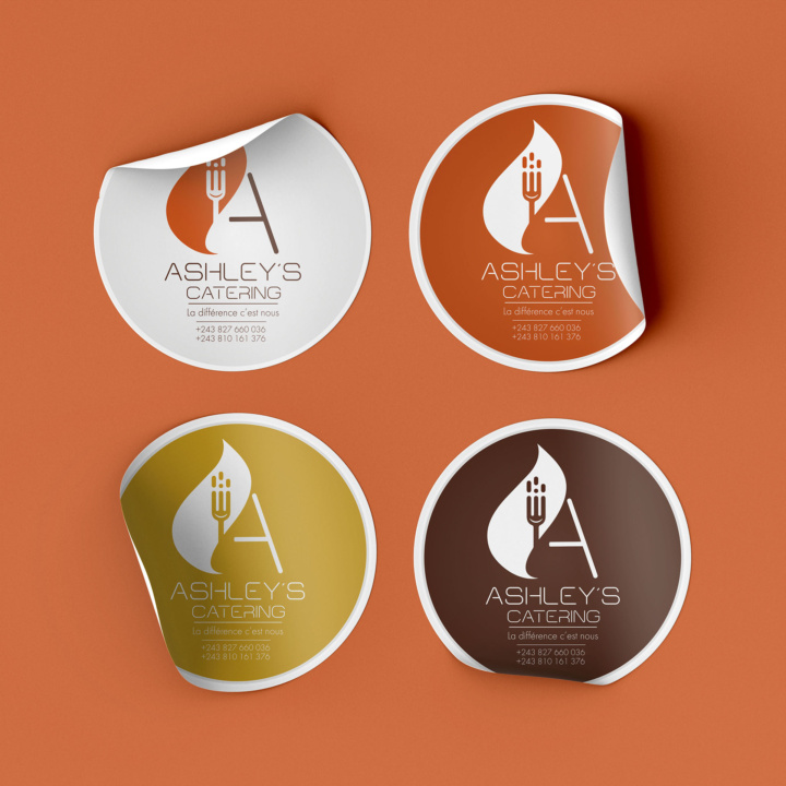 Ashley's Catering Brand Identity by nafsicomms