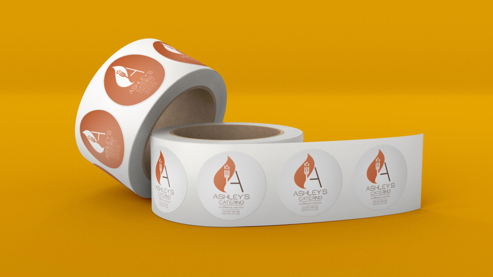 Ashley's Catering Brand Identity by nafsicomms