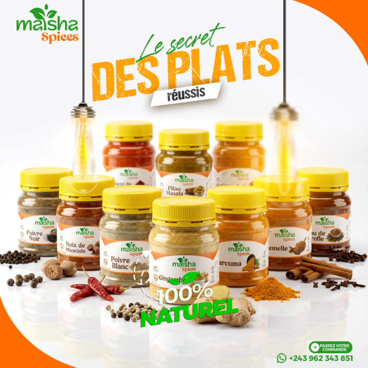 Maisha Spices flyers by Nafsicoms