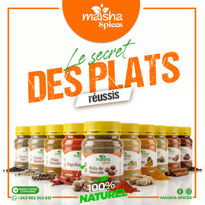 Maisha Spices flyers by Nafsicoms