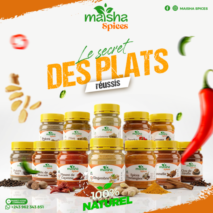 Maisha Spices flyers by Nafsicoms
