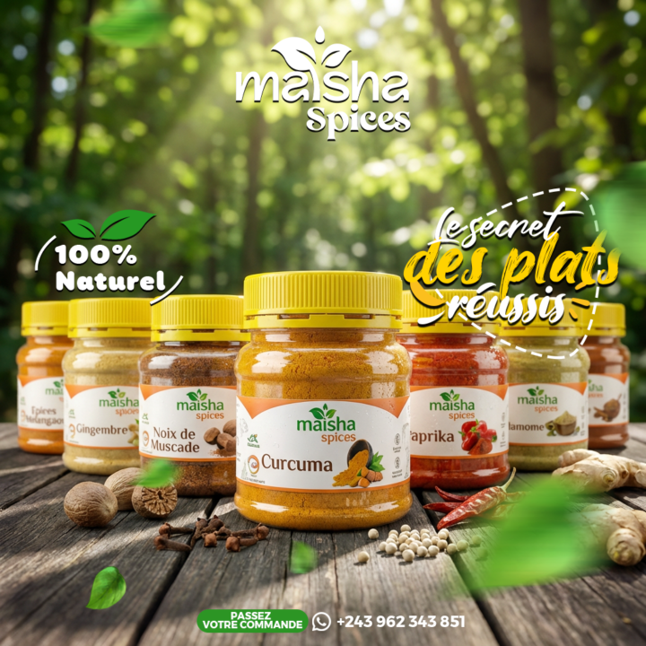 Maisha Spices flyers by Nafsicoms