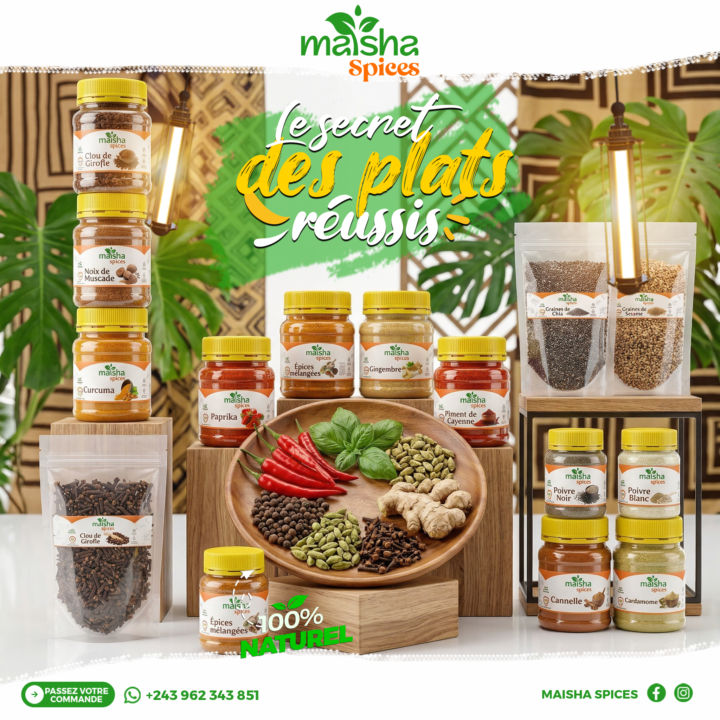 Maisha Spices flyers by Nafsicoms