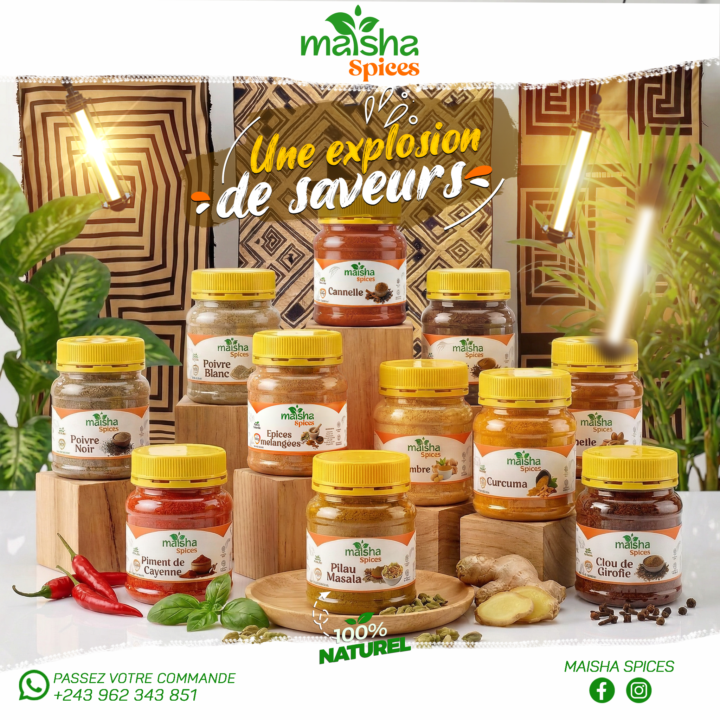 Maisha Spices flyers by Nafsicoms
