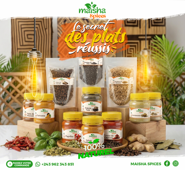Maisha Spices flyers by Nafsicoms