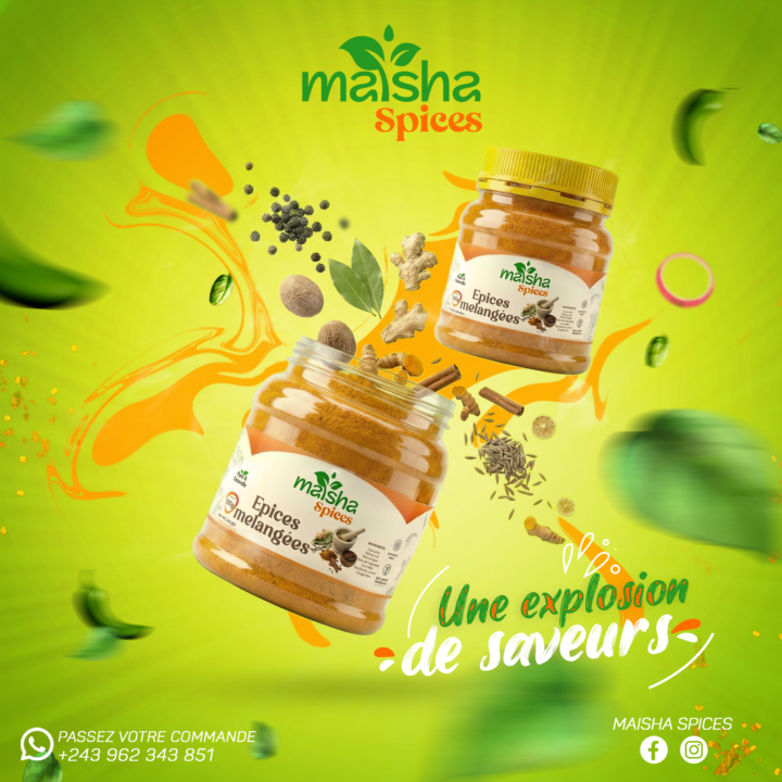 Maisha Spices flyers by Nafsicoms