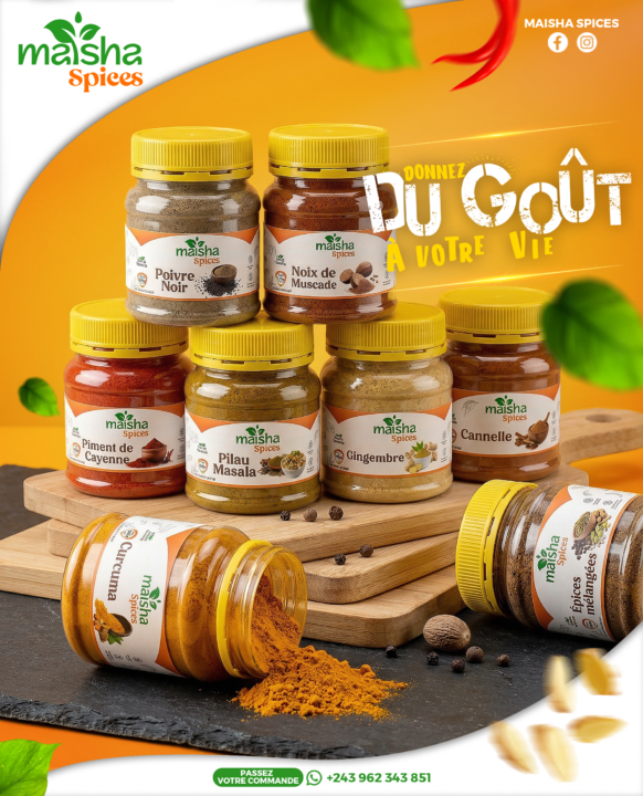Maisha Spices flyers by Nafsicoms
