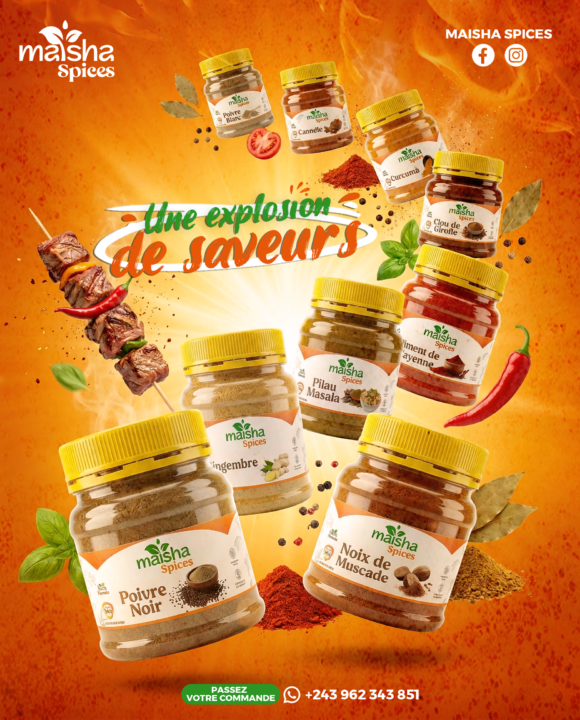 Maisha Spices flyers by Nafsicoms