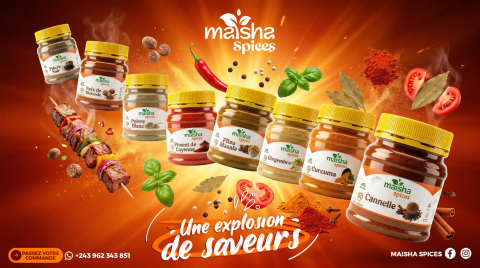 Maisha Spices flyers by Nafsicoms