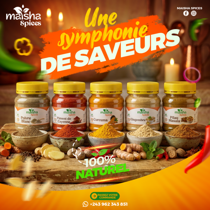 Maisha Spices flyers by Nafsicoms