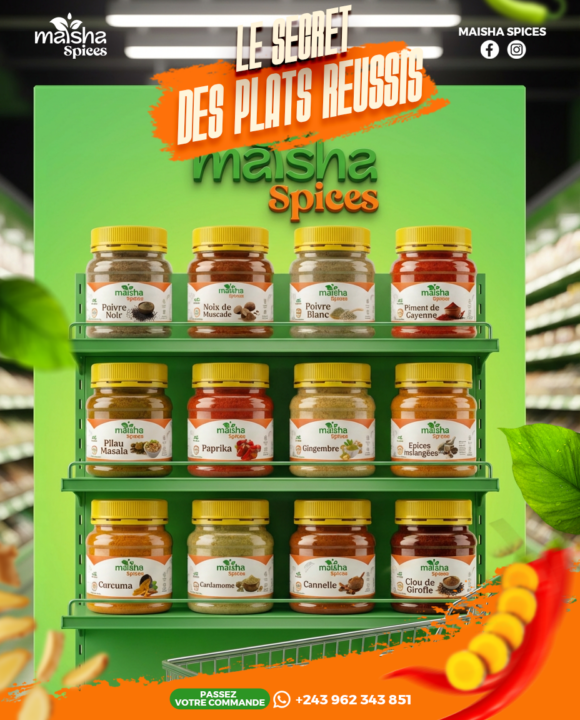 Maisha Spices flyers by Nafsicoms