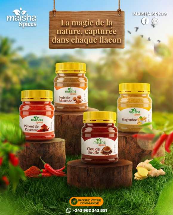 Maisha Spices flyers by Nafsicoms