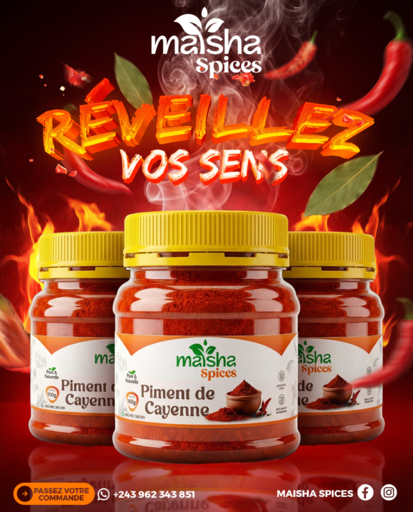 Maisha Spices flyers by Nafsicoms