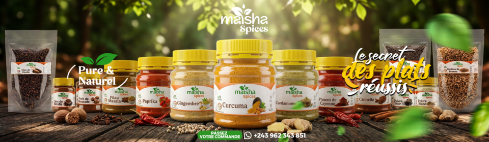 Maisha Spices flyers by Nafsicoms
